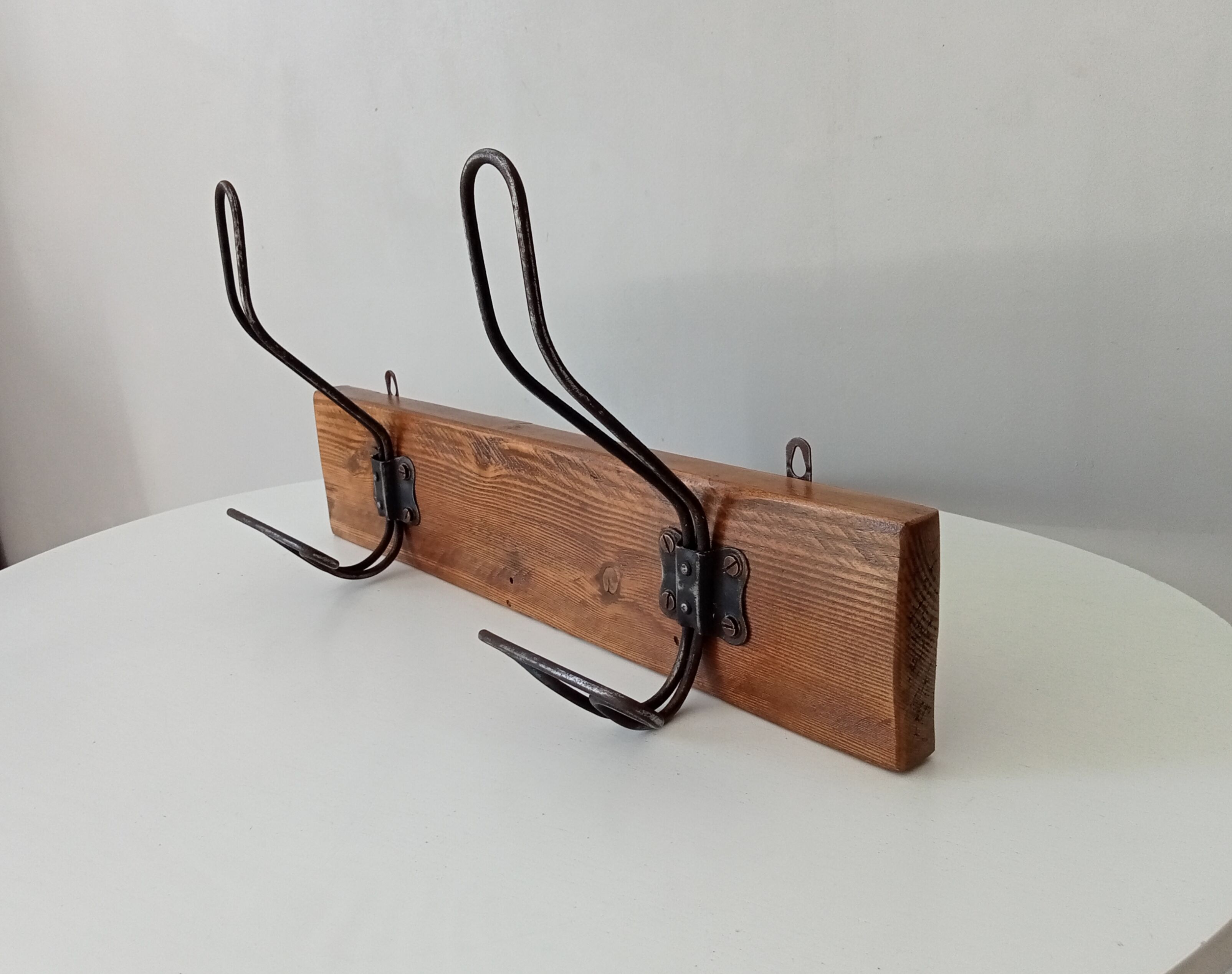 Vintage wall coat rack