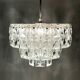 Mid-century chandelier/ceiling lamp by Kinkeldey, Germany, 1970s.
