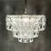 Mid-century chandelier/ceiling lamp by Kinkeldey, Germany, 1970s.