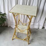 Table en bois patiné