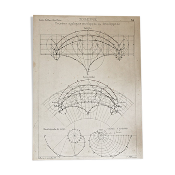 Original technical drawing, Arts and crafts
