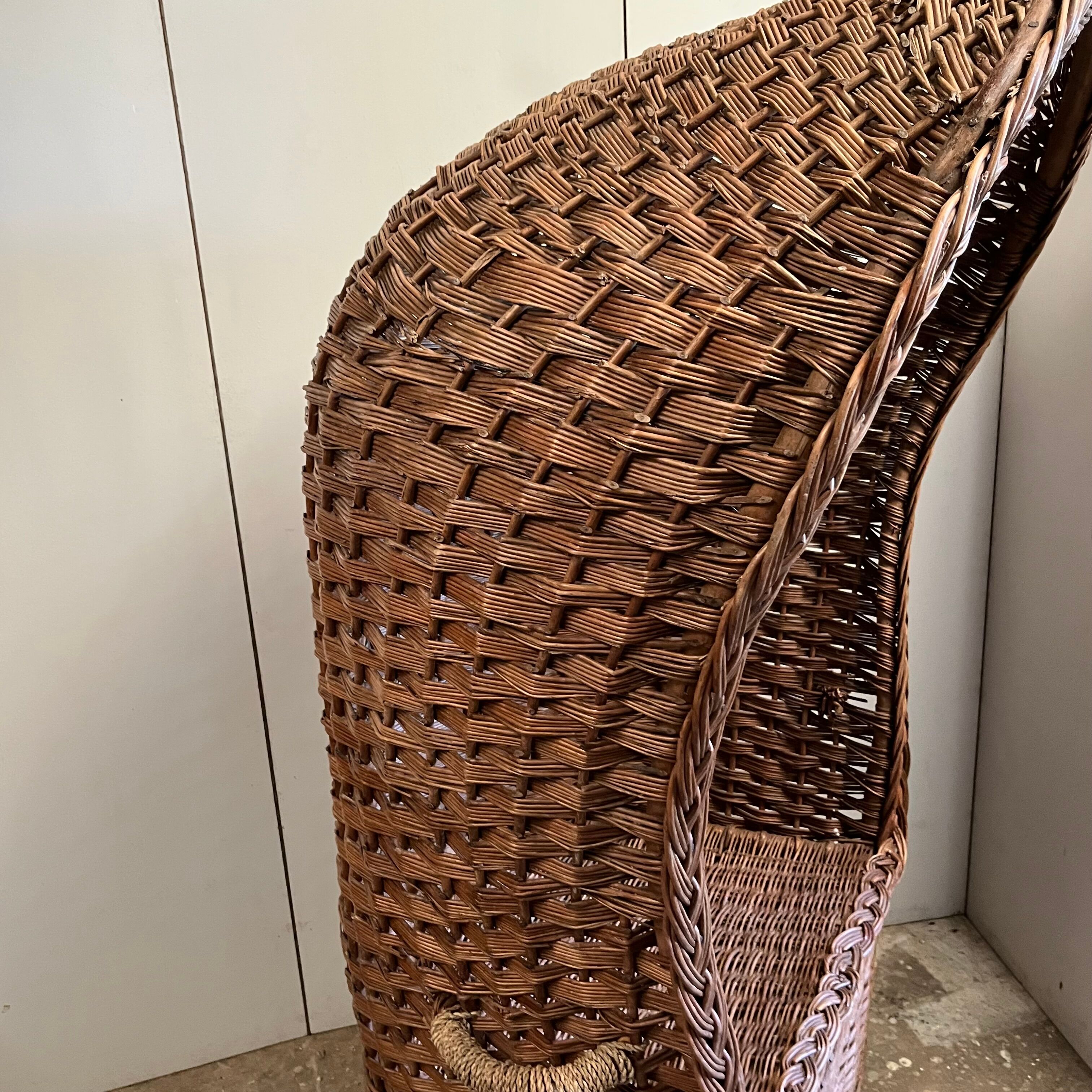 Rattan beach chair