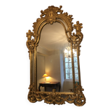 Regency style pareclose mirror