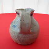 Sandstone pitcher signed Yvonne Seyve & Josiane chaudet