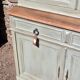 Display cabinet / two-body glass buffet, renovated | Basile
