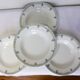 4 vintage St Amand deep plates 211259