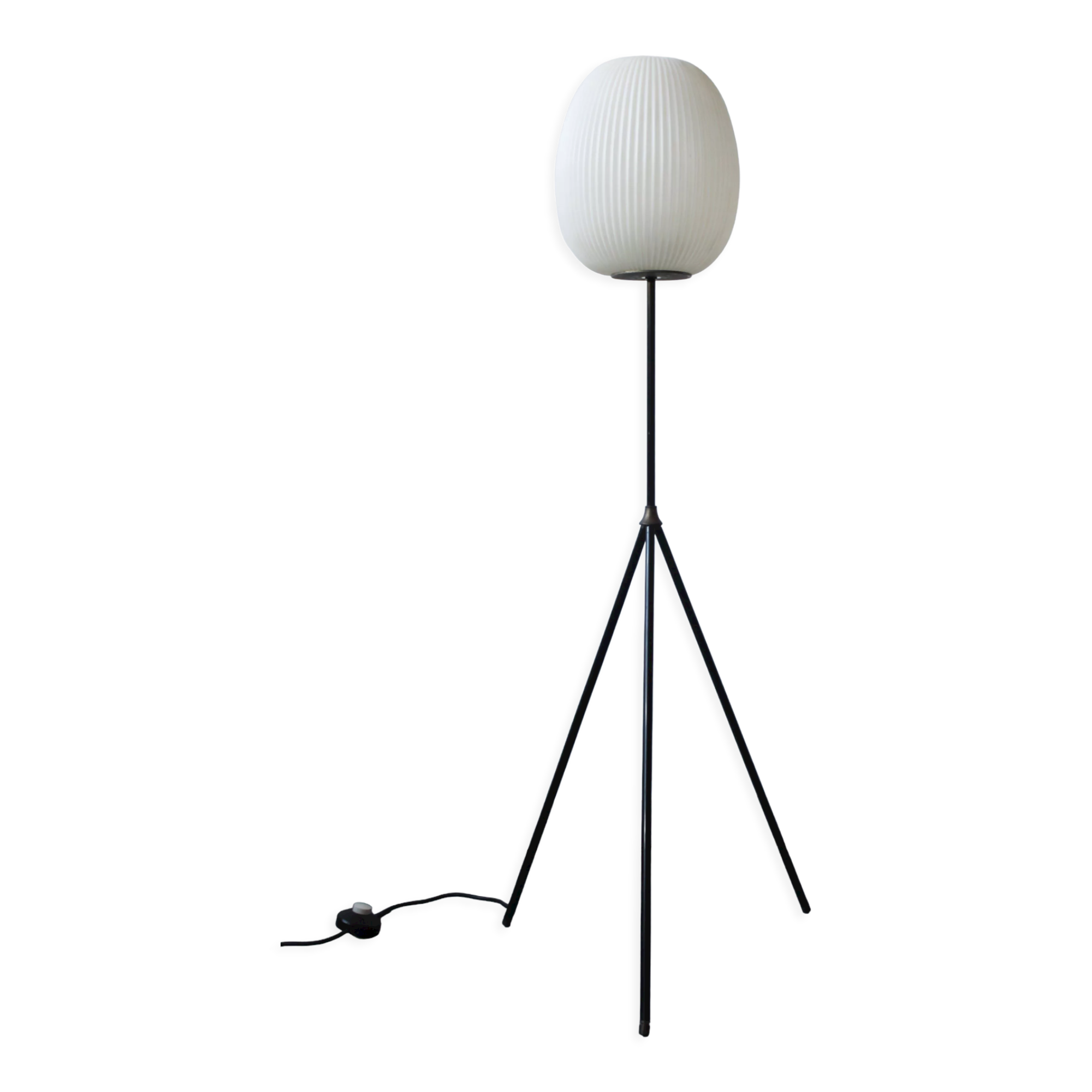 Lampadaire tripode en rhodoïd par Aro Leuchten, Allemagne, 60's