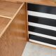 Black and white U 460 sideboard by Jiri Jiroutek for Interier Praha 1960