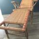 Chaise longue en rotin