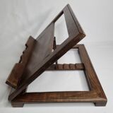 Solid wood reading desk, adjustable