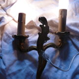 Deux paires d’appliques en bronze