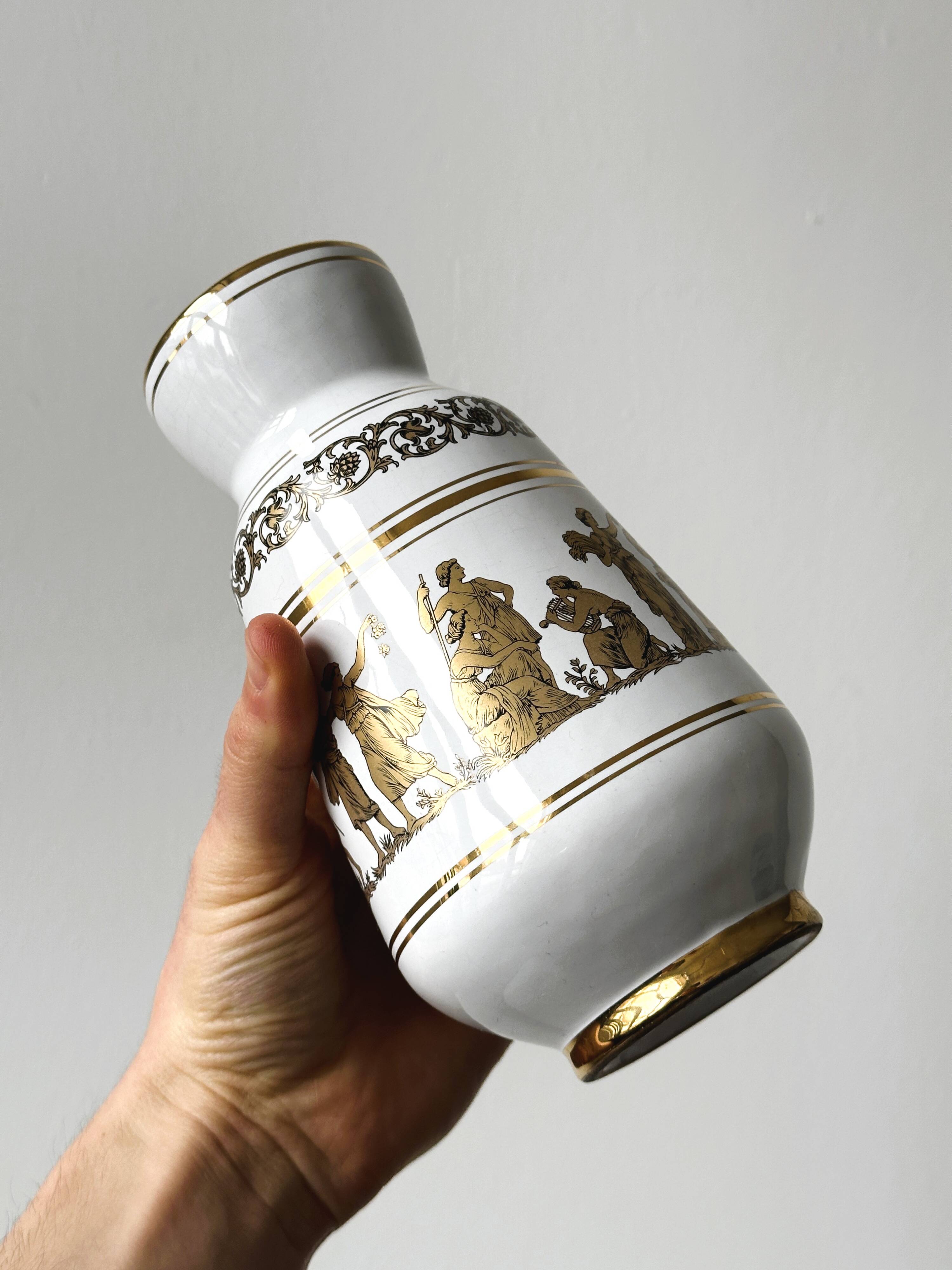 Vase en céramique grecque vintage par Neofitou