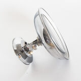 Vintage magnifying mirror with light and adjustable, France 1940.