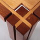 Brutalist Teak wood coffee table, 1970s