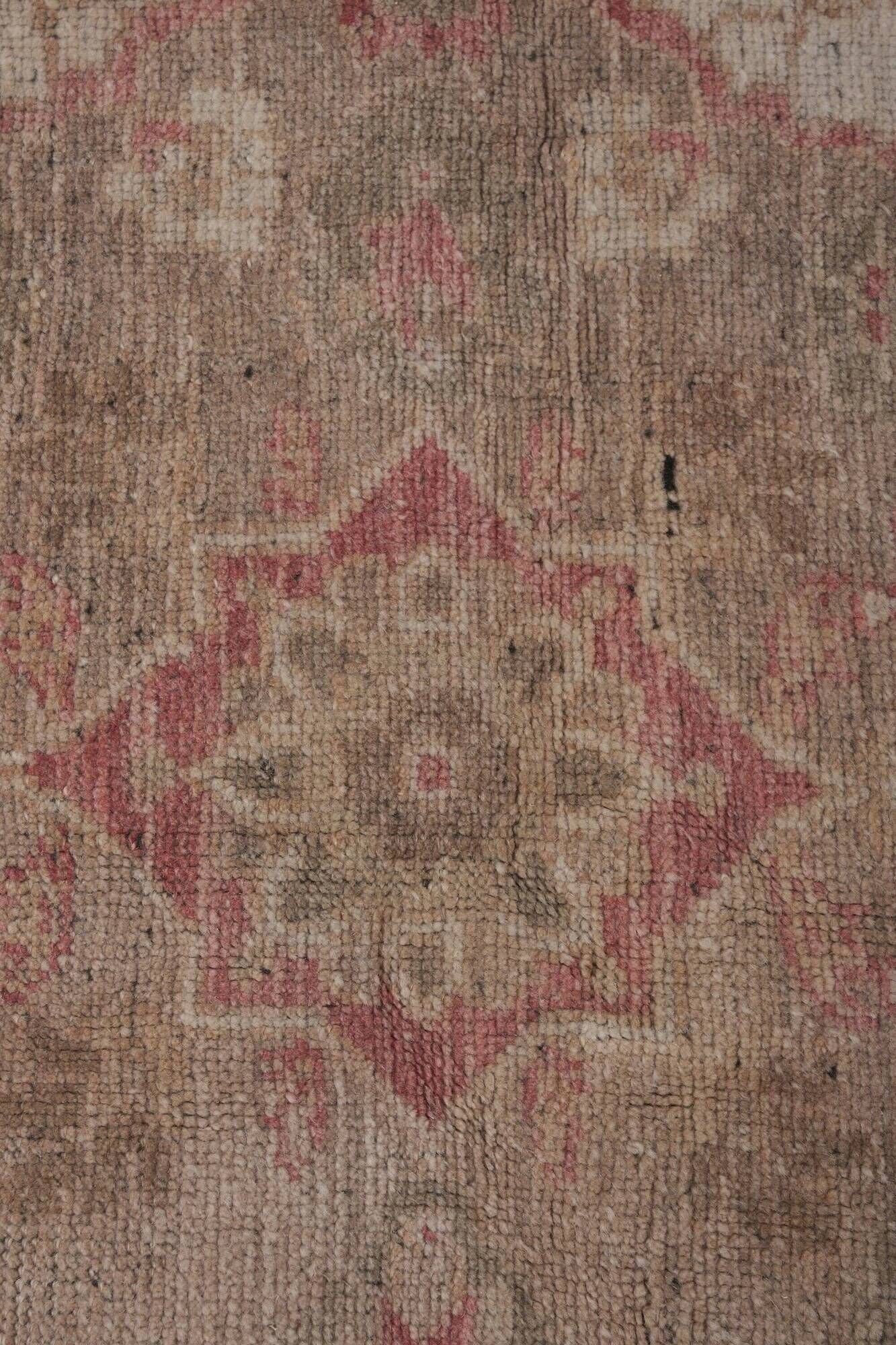 Vintage Turkish handmade rug 203x358 cm