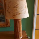 Tiki type bamboo lamp