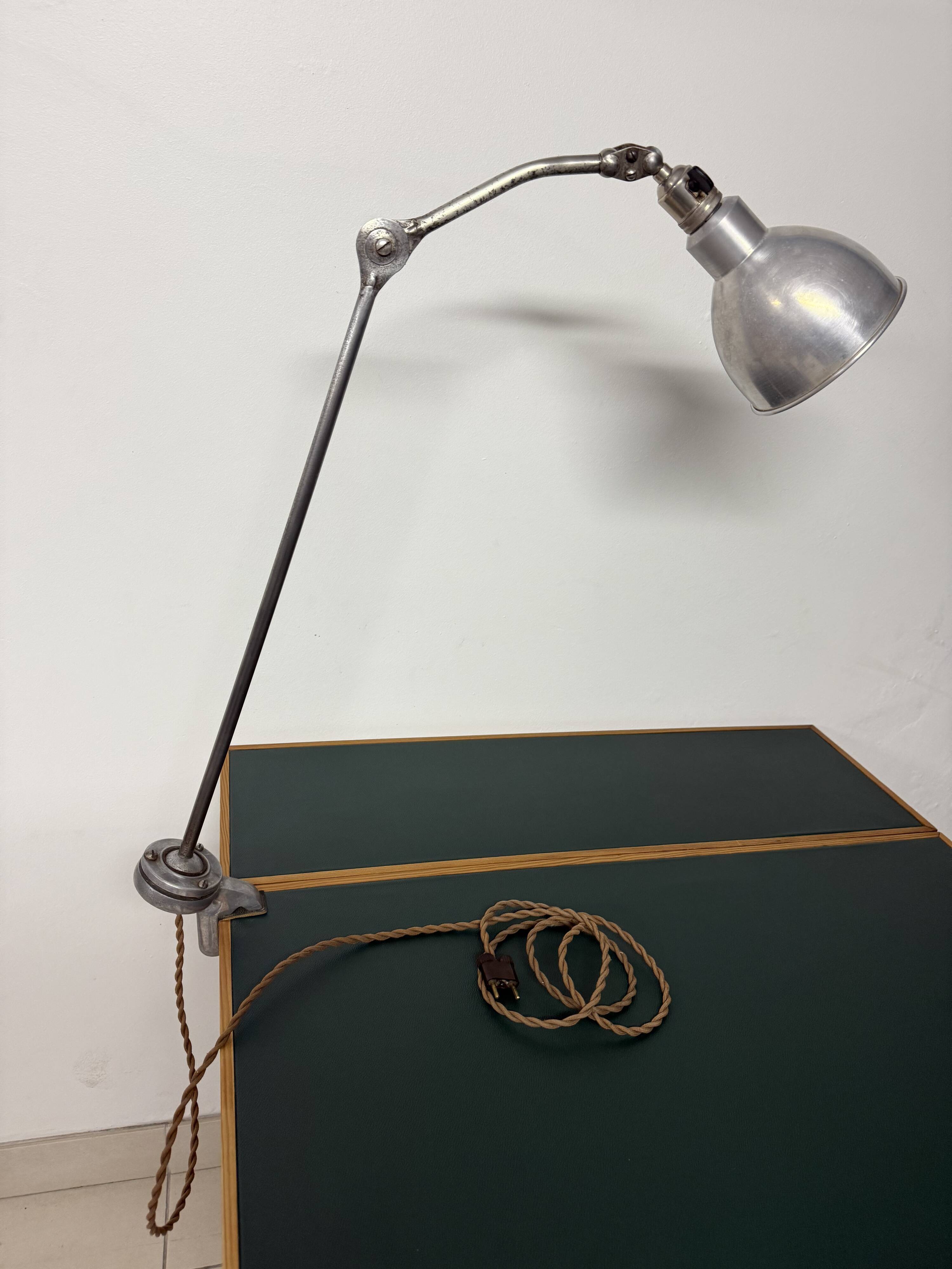 Industrial desk lamp