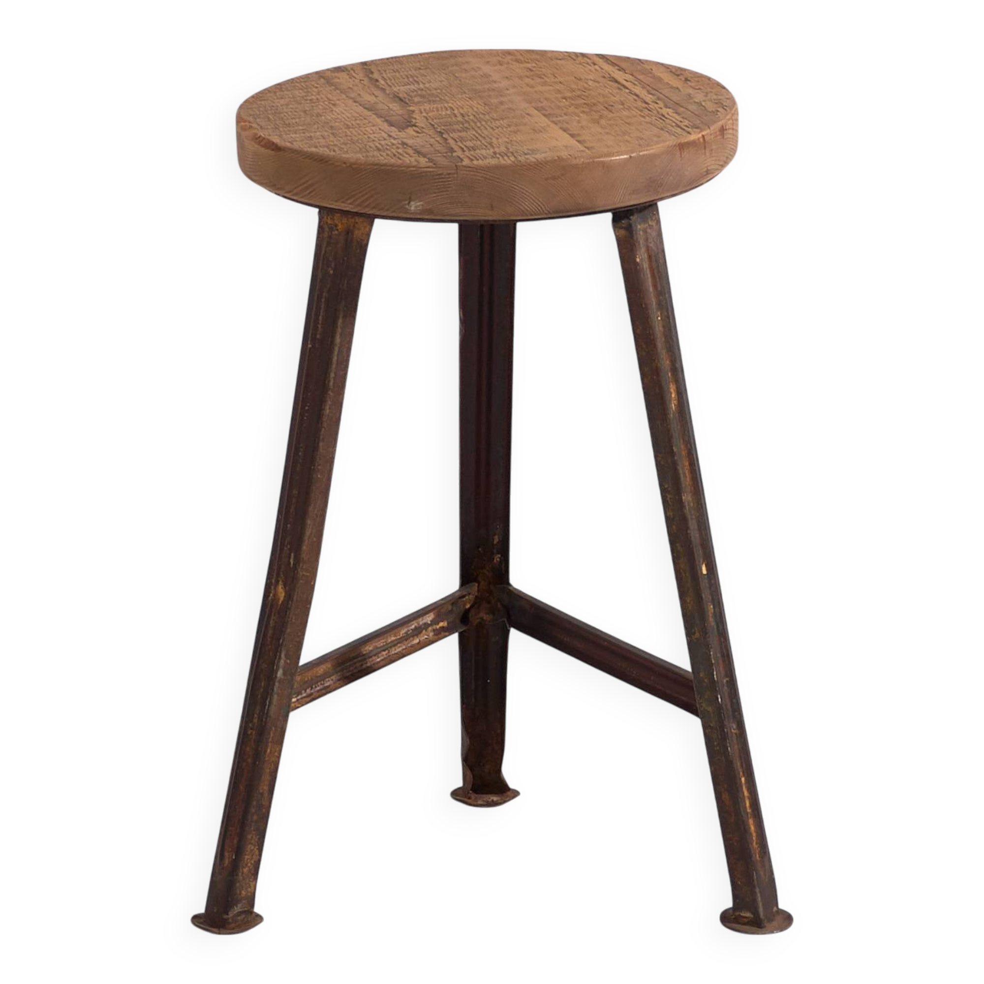 Round industrial stool (c.1950) #8
