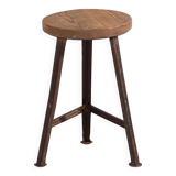 Tabouret rond industriel (c.1950) #8