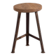 Tabouret rond industriel (c.1950) #8