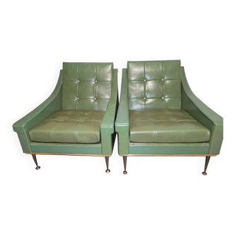 2 armchairs by Stonehill 1960