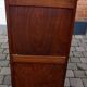 Old cabinet wooden curtain binder