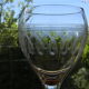 Lot de 5 verres anciens en verre frise gravée