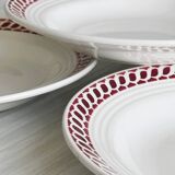 4 St Amand Ondine soup plates