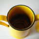 Old yellow enamelled coffee maker Made in Poland deco kitchen countryside farm