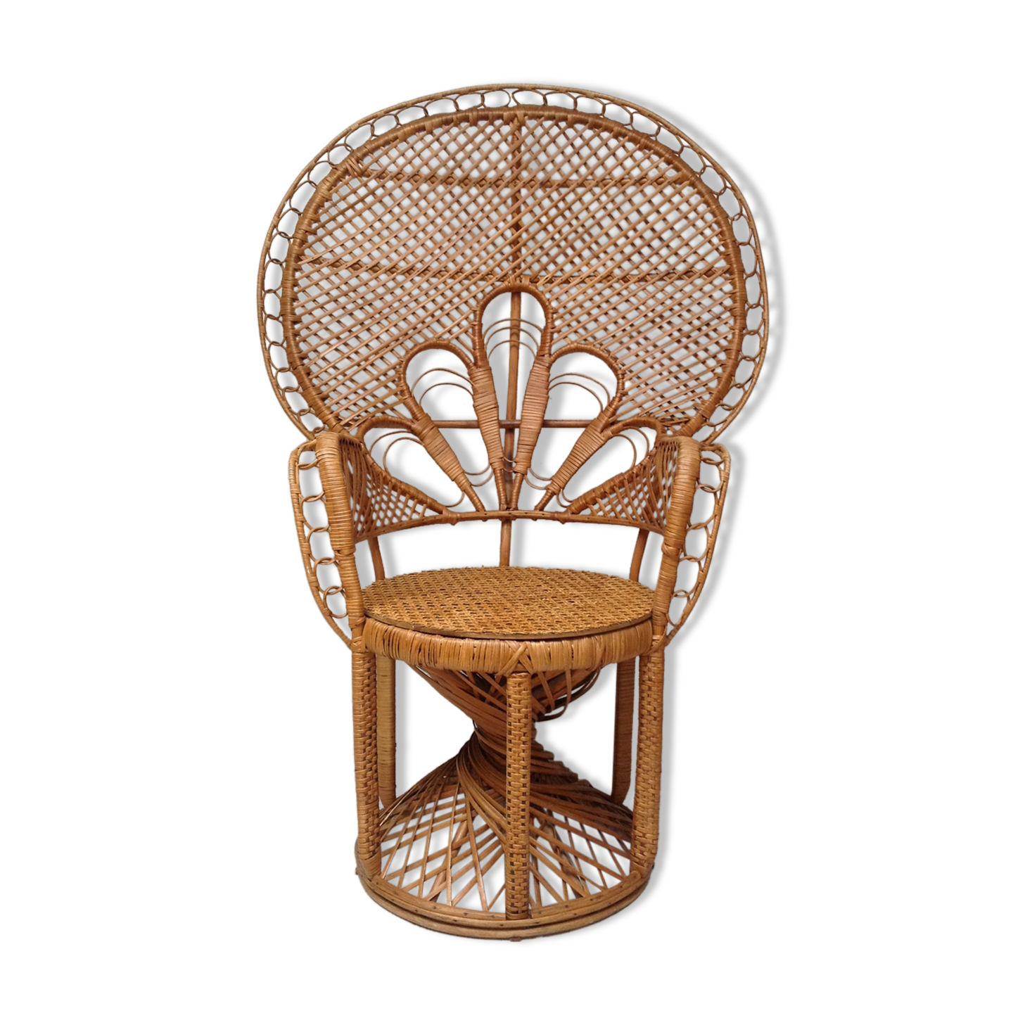 Fauteuil Emmanuelle rotin