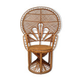 Fauteuil Emmanuelle rotin
