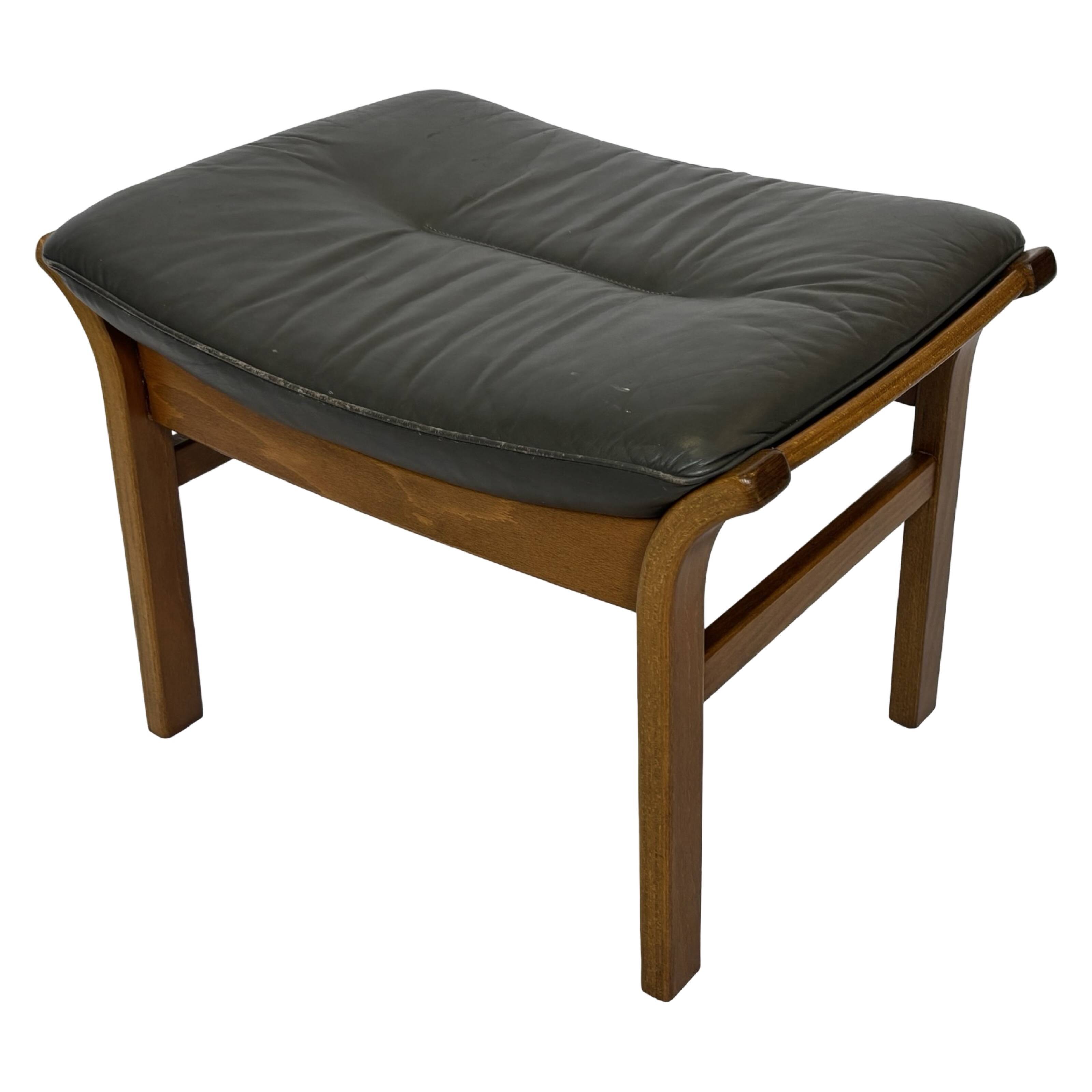 Vintage G Mobler Danish Design Footrest Footstool Ottoman