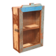 Original polychrome patina burmese teak wall display