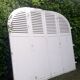 Arched shutters oak louvers H226xW277 4 leaves