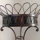 Pair of wrought iron planters