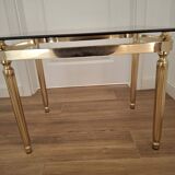 Table basse en laiton, années 70