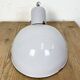 Industrial Grey Enamel Factory Pendant Lamp, 1960s