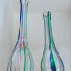Paire de vases vintage verre