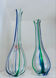Paire de vases vintage verre