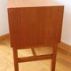 Bedside table, small Scandinavian chest of drawers, 1960, teak.