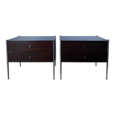 Paire de chevets mid-century scandinaves