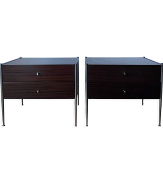 Paire de chevets mid-century scandinaves