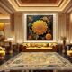 Tapis Art-déco Shanghaï Chine 100% Soie - 200 x 300 m
