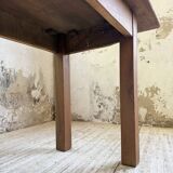 Walnut farmhouse table 2.10m from the 50s