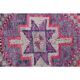 Vintage Turkish Oushak Handmade Wool Cotton Purple Runner 83x345