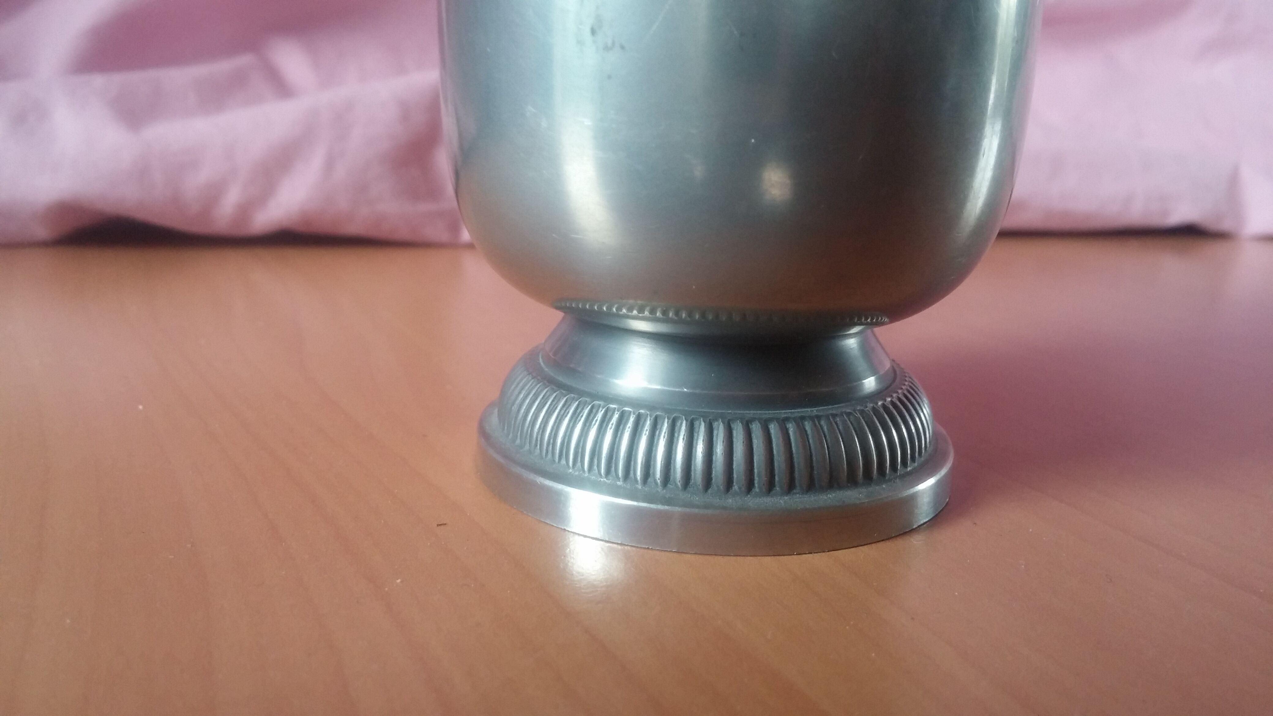 Gobelet médiéval Timbale en etain