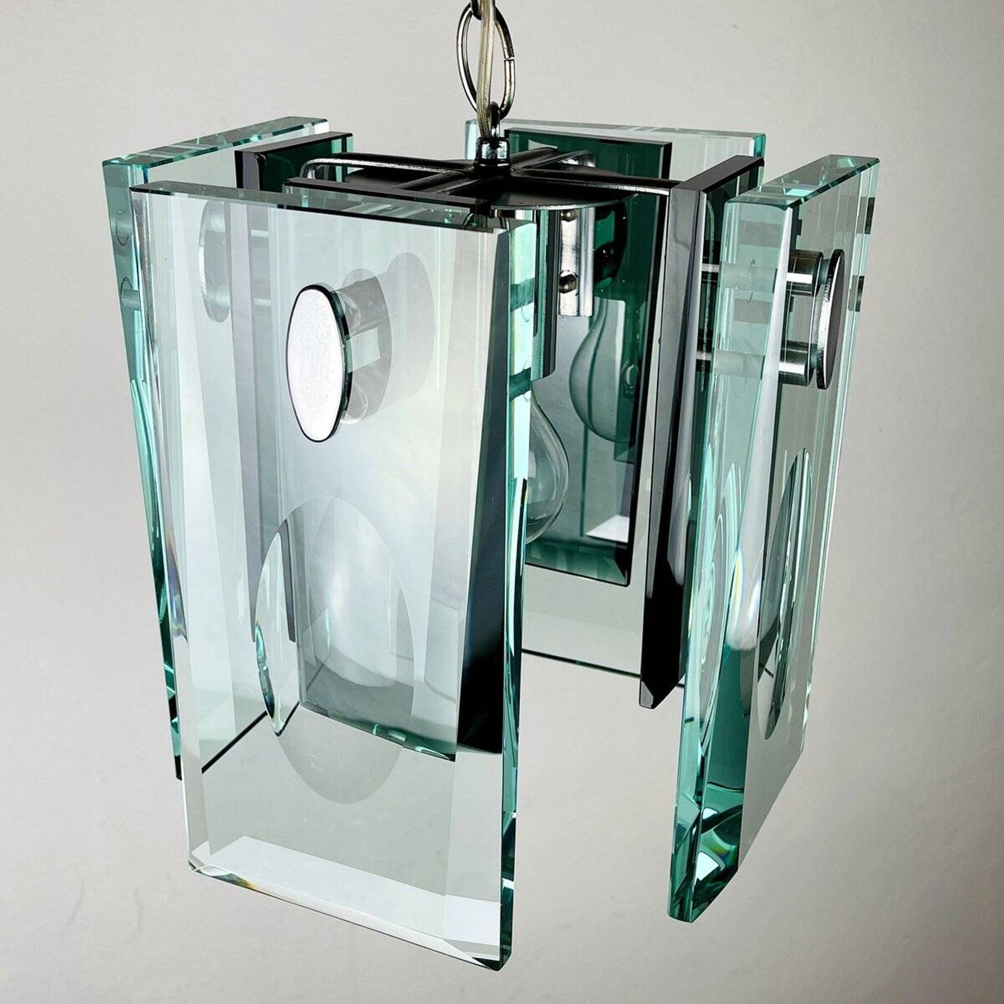 Italian art glass pendant by Fontana Arte, Italy, 1970s.