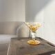 Clichy glass fruit bowl