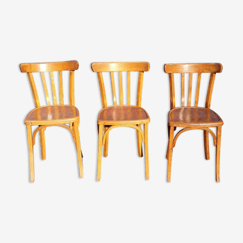 Lot de 3 chaises bistrot