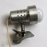 Brushed aluminum clamp spot 1970